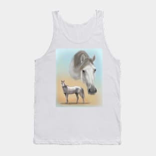 Gray Horse Tank Top